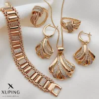 بدلیجات طرح طلا ژوپینگ دستبند، انگشترگوشواره کاشان