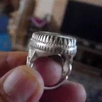 انگشر نقره بانگین فیروزه|جواهرات|شاهرود, |دیوار