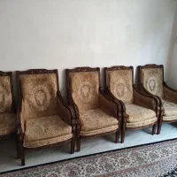 مبل ۹ نفره چوب راش|مبلمان خانگی و میز عسلی|بومهن, |دیوار