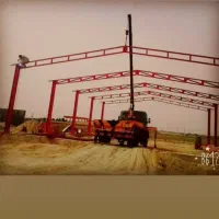 ساخت سوله وسقف شیروانی گلخانه صنعتی پل جرثقیل|خدمات پیشه و مهارت|فلاورجان, |دیوار