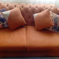 مبل یه نفره چستر طرح کلاسیک با چوب