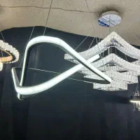 لوستر خطی با طرح های مختلف|لوستر و چراغ آویز|تبریز, |دیوار