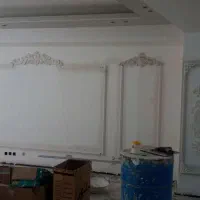 گچکاری و کاشکاری و سیمان کاری و سفال چینی و بنایی