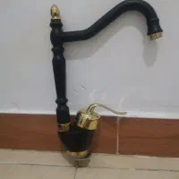 شیرظرفشویی مشکی طلایی قاجاری اکبند