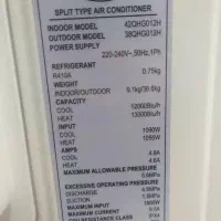 کولرگازی کریر آمریکایی۱۲۰۰۰/درحدنو/کم مصرف|کولر گازی و فن‌کوئل|تهران, جنت‌آباد جنوبی|دیوار