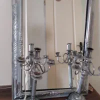 اینه وشمعدان در حد نو