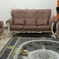مبل 7 نفر نیمه استیل