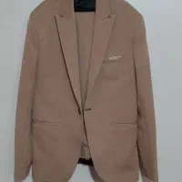 ست کت وشلوار همراه کمربند وکفش