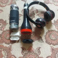 کیس شارژر آیفون اسپیکر بلوتوثی هدفون چراغ قوه