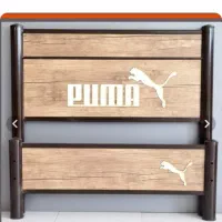 تخت یک نفره با تشک و پاتختی