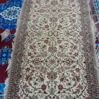 فرش دست بافت ابریشم با مرینوس|فرش|انگوران, |دیوار