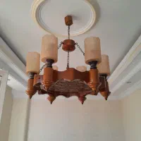 لوستر چوبی پذیرایی و اتاق خواب و سقفی