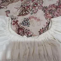 شومیز سفید مجلسی تمام چین|لباس|قم, شاه سید علی|دیوار