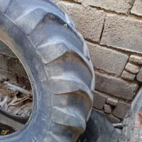 لاستیک تراکتور سه عدد همراه با لوازم موتور سیکلت