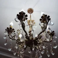 لوستر برنز ۶،۸ ،۴ شاخه|لوستر و چراغ آویز|مراغه, |دیوار