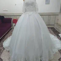 فروش مستقیم ازدوزنده به مشتری لباس عروس نو دست اول|لباس|دزفول, |دیوار