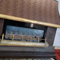 بخاری شومینه دار بزرگ