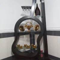 بوفه چوبی طرح گیتار