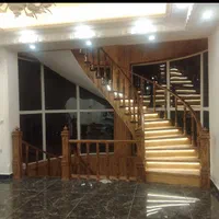 نرده و پله چوبی