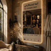 استند آینه اینستاگرامی  تولید و سفارش اختصاصی