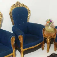 مبلمان استیل 7 نفره|مبلمان خانگی و میز عسلی|مشهد, گاز|دیوار