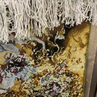 تابلو فرش دستبافت نیاز و نوازش استاد فرشچیان|تابلو فرش|تهران, سازمان برنامه جنوبی|دیوار