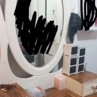 میز و آیینه ارایشی عروس