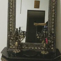 اینه کنسول چوبی
