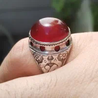 عقیق قدیمی قلمزنی 10 گرم