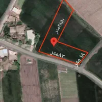 زمین فروشی با موقعیت خوب چسبیده به روستا