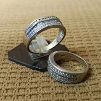 حلقه ست   نقره //قابلیت ساخت در سایز دلخواه