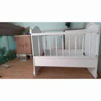 تخت بچه از یک سال تا۵سال نرده هم داره|تخت و صندلی بچه|آبیک, |دیوار