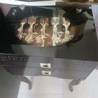 کنسول قاشق چنگال چوبی