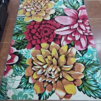 قالیچه طرح گل ۱/۵در۲