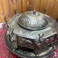 منقل ۸ ضلعی و جامیوه|کلکسیون اشیاء عتیقه|ساری, |دیوار