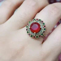انگشتر عثمانی نقره برنز