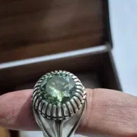 انگشتر نقره دست ساز موزانایت