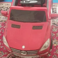 ماشین شارژی رنگ قرمز طرح بنز