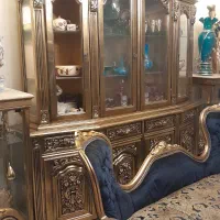 ست مبل و میز ناهارخوری استیل ۸ نفره همراه با بوفه|مبلمان خانگی و میز عسلی|تهران, اکباتان|دیوار