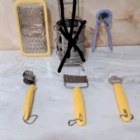 ست ابزار آشپزخانه استیل 5تکه کم کار