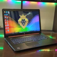 لپتاپ قرمز خاص 17 اینچ لمسی hp باتری نو گرافیک دار