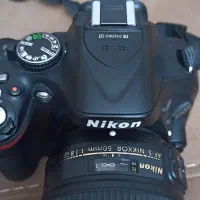 دوربین حرفه ای نیکون d5200 با لنز 50mm f1.8 در حد|دوربین عکاسی و فیلم‌برداری|سهند, |دیوار