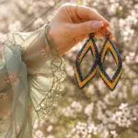 گوشواره منجوقی زیبا