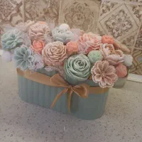 باکس گل شمع