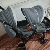 کالسکه دوقلو مارک دلیجان|کالسکه و لوازم جانبی|خمینیشهر, |دیوار