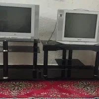 دو تلویزیون و دو زیر تلویزیون شیشه ای|تلویزیون و پروژکتور|گتوند, |دیوار