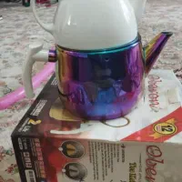 کتروقوری نو مناسب جهیزیه ‌خانم‌های خوش سلیقه|قوری، کتری، قهوه‌ساز دستی|شیراز, تندگویان|دیوار