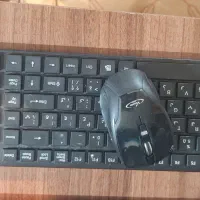 صفحه کلید و موس یا کیبورد و موس بیسیم|قطعات و لوازم جانبی رایانه|قم, نیروگاه|دیوار