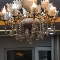 لوستر برنز 8شاخه 16 شعله