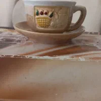 فنجان نعلبکی سرامیکی|ظروف سرو و پذیرایی|رشت, معلم|دیوار